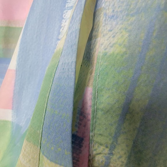 M Chunky watercolor jacket pastel Koret Windbreaker Z - Picture 5 of 10